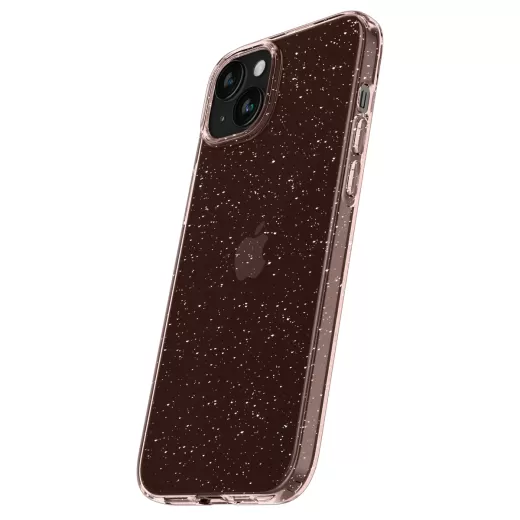 Чехол Spigen Liquid Crystal Glitter Rose Quartz для iPhone 15 (ACS06789)