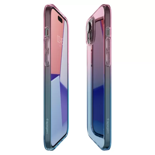 Чехол Spigen Liquid Crystal Gradation Pink для iPhone 15 (ACS06787)