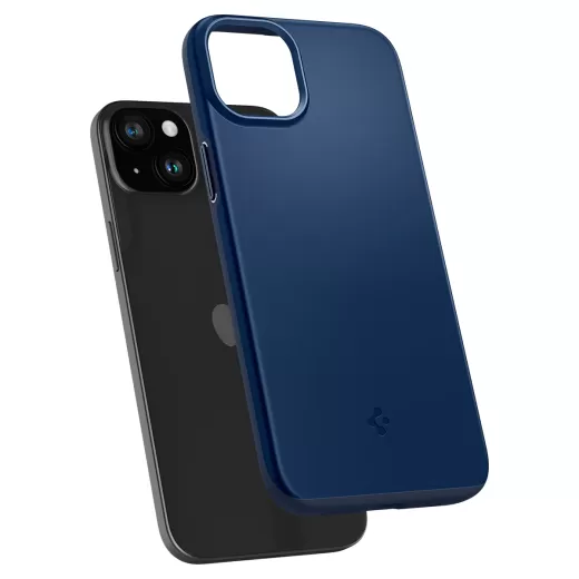 Чехол Spigen Thin Fit Navy Blue для iPhone 15 (ACS06777)