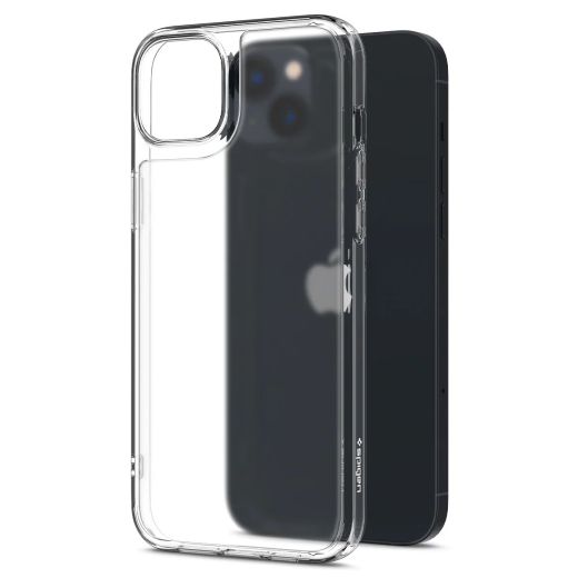 Прозрачный матовый чехол Spigen Quartz Hybrid Matte Clear для iPhone 14 Plus (ACS04907)