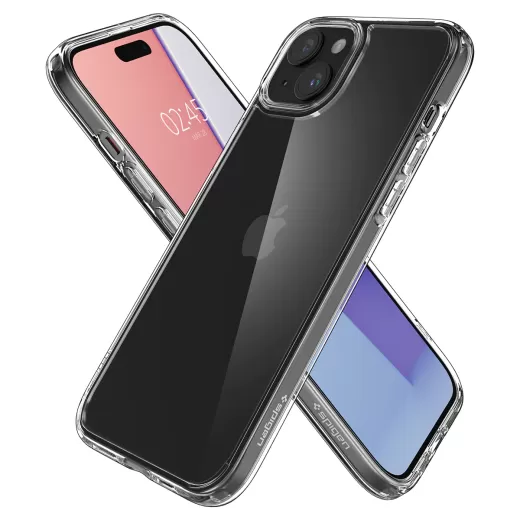 Прозорий чохол Spigen Ultra Hybrid Crystal Clear для iPhone 15 (ACS06793)