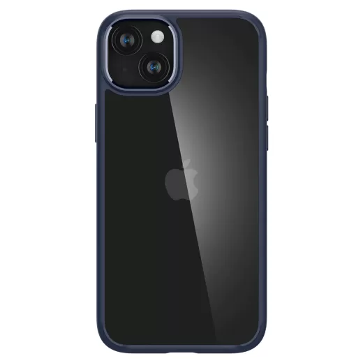 Прозрачный чехол Spigen Ultra Hybrid Navy Blue для iPhone 15 (ACS06801)