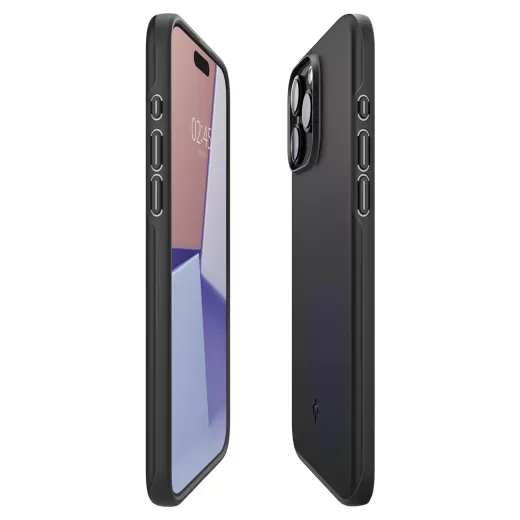 Чохол Spigen Thin Fit Black для iPhone 15 Pro (ACS06686)