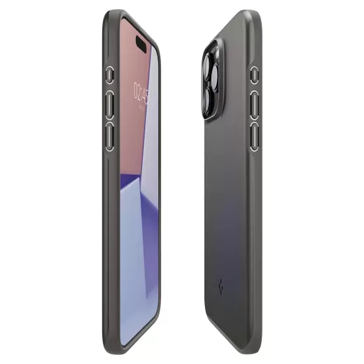 Чехол Spigen Thin Fit Gunmetal для iPhone 15 Pro Max (ACS06545)