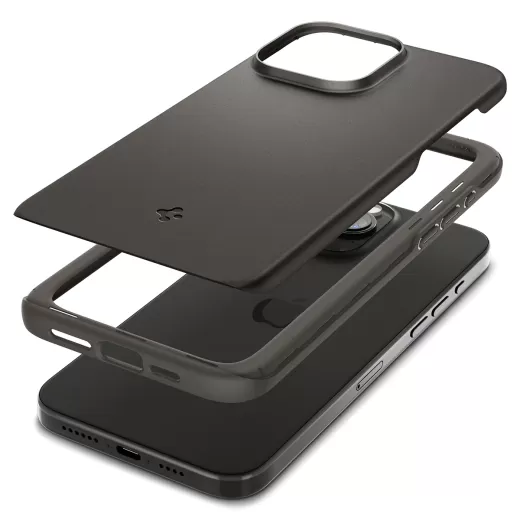 Чохол Spigen Thin Fit Gunmetal для iPhone 15 Pro (ACS06687)