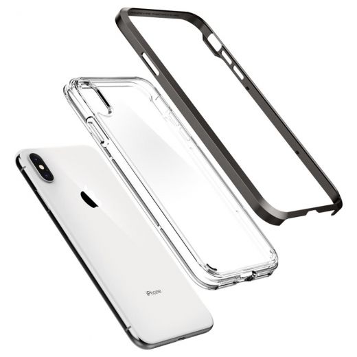 Чехол Spigen Neo Hybrid Crystal Gunmetal для iPhone XS Max