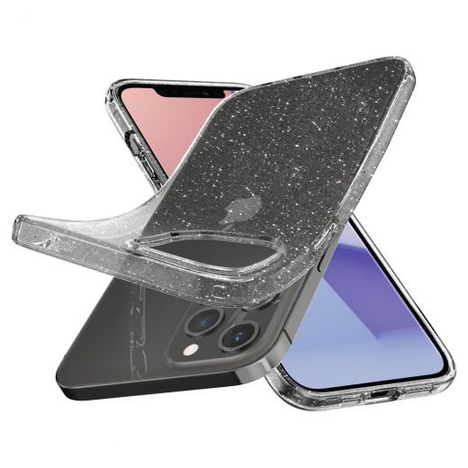 Чохол Spigen Liquid Crystal Glitter Crystal Quartz для iPhone 12 Pro Max (ACS01614)