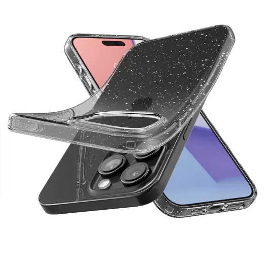 Чехол Spigen Liquid Crystal Glitter Crystal Quartz для iPhone 15 Pro (ACS06701)