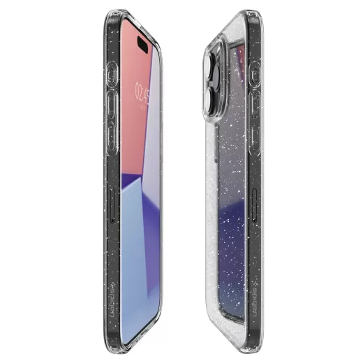 Чохол Spigen Liquid Crystal Glitter Crystal Quartz для iPhone 15 Pro (ACS06701)