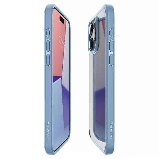 Прозорий чохол Spigen Ultra Hybrid Sierra Blue для iPhone 15 Pro Max (ACS06572)