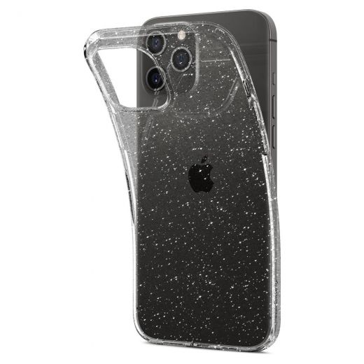 Чохол Spigen Liquid Crystal Glitter Crystal Quartz для iPhone 12 | 12 Pro (ACS01698)