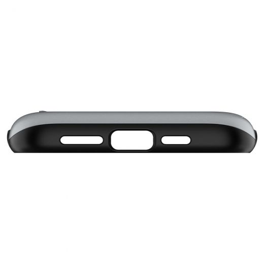 Чохол Spigen Slim Armor Wallet Satin Silver для iPhone 12 Pro Max (ACS01486)