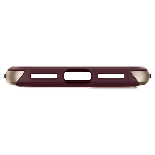 Чехол Spigen Neo Hybrid Herringbone Burgundy (054CS22198) для iPhone SE (2020)