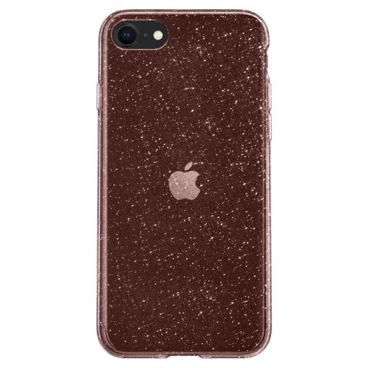 Чохол Spigen Liquid Crystal Glitter Rose Quartz (042CS21419) для iPhone SE (2020)