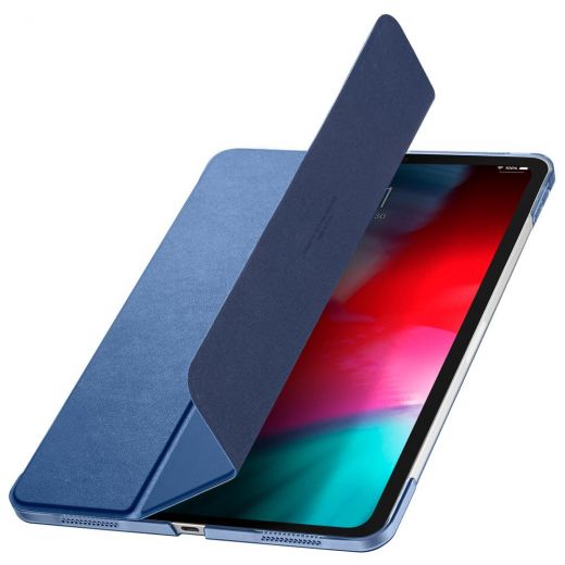 Чехол Spigen Smart Fold  (Version 2) Blue для iPad Pro 11" (2018)
