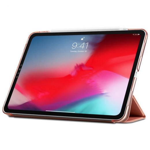 Чохол Spigen Smart Fold Rose Gold для iPad Pro 11" (2018)