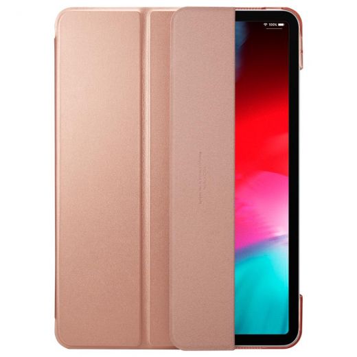 Чехол Spigen Smart Fold  (Version 2) Rose Gold для iPad Pro 12.9" (2018)