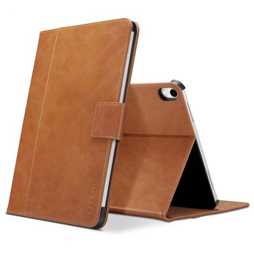 Чехол Spigen Stand Folio (Version 2) Brown для iPad Pro 12.9" (2018)