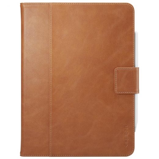Чохол Spigen Stand Folio (Version 2) Brown для iPad Pro 12.9" (2018)