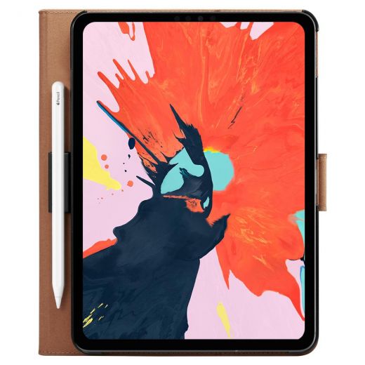Чохол Spigen Stand Folio Brown для Apple iPad Pro 11" (2018)