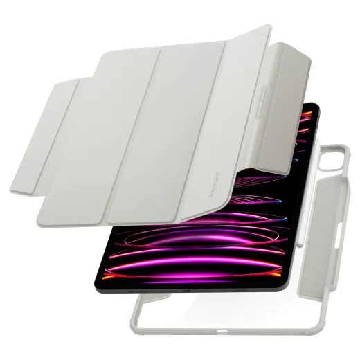 Чехол Spigen Air Skin Pro Gray для iPad Pro 12.9" (2021 | 2022 | M1 | M2) (ACS06076)