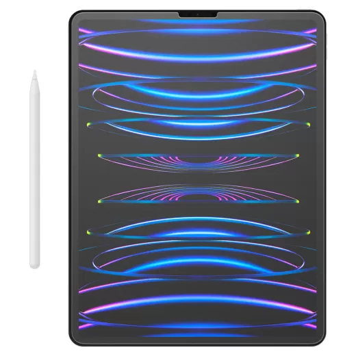 Матовая защитная пленка для рисования Spigen Screen Protector Paper Touch EZ Fit для iPad Pro 12.9" (2022 | 2021) (AGL06349)