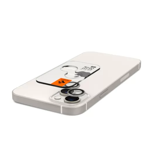 Защитное стекло для камеры Spigen Optik Pro Lens Protector Starlight (2 Pack) для iPhone 15 | 15 Plus | 14 | 14 Plus (AGL05604)