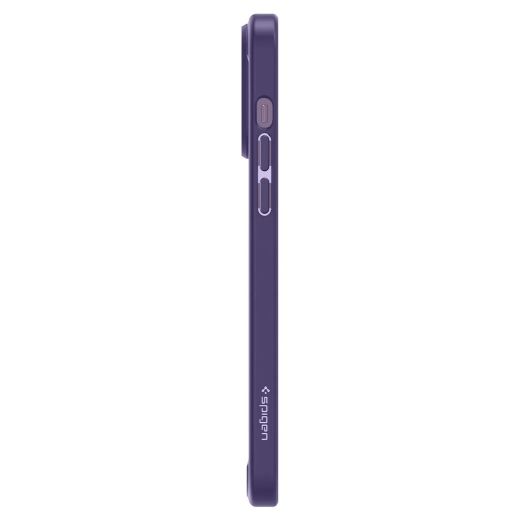 Прозорий чохол Spigen Ultra Hybrid Deep Purple для iPhone 14 Pro (ACS05577)