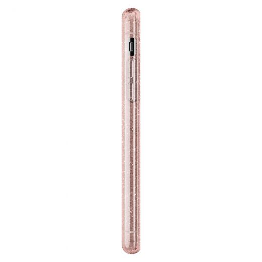 Чехол Spigen Liquid Crystal Glitter Rose Quartz для iPhone XS