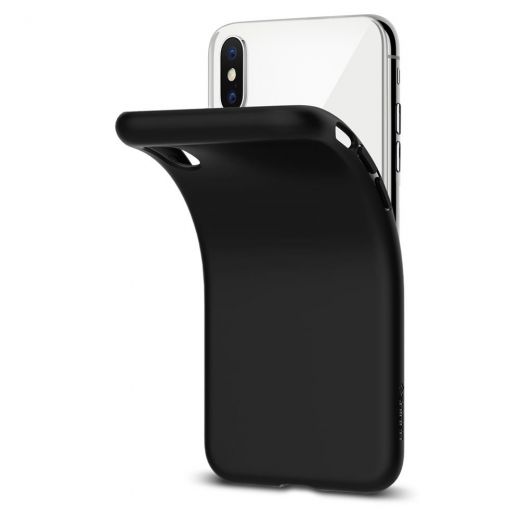 Чохол Spigen Liquid Crystal Matte Black для iPhone XS