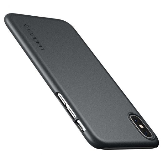 Чохол Spigen Thin Fit Graphite Gray для iPhone XS