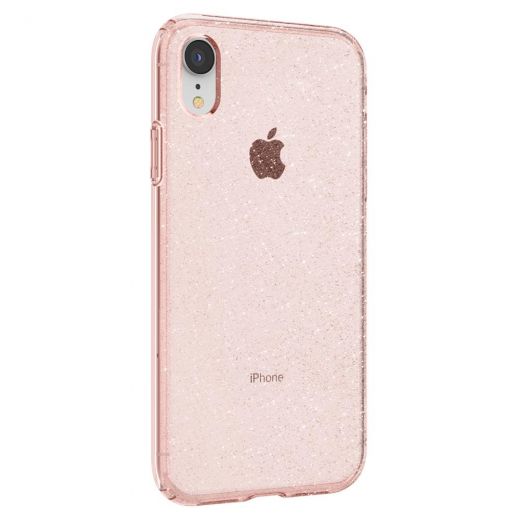 Чохол Spigen Liquid Crystal Glitter Rose Quartz для iPhone XR