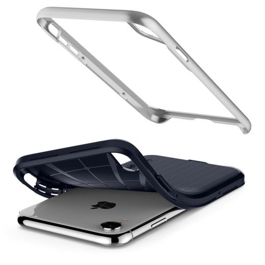 Чехол Spigen Neo Hybrid Satin Silver для iPhone XR