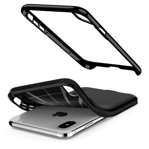 Чохол Spigen Neo Hybrid Jet Black для iPhone XS Max