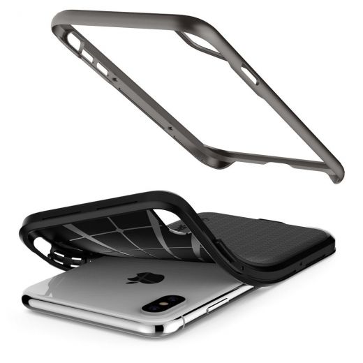 Чохол Spigen Neo Hybrid Gunmetal для iPhone XS Max