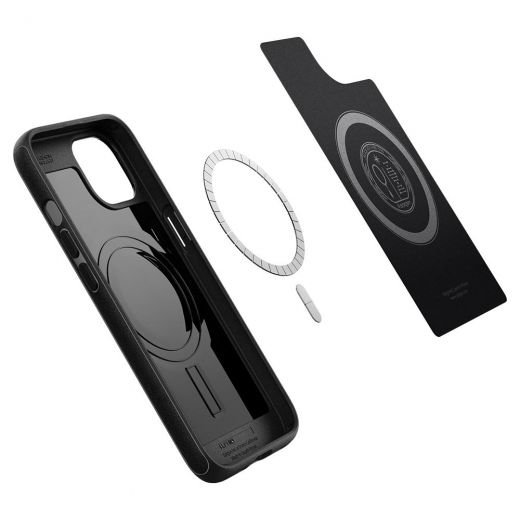 Чохол Spigen Mag Armor Matte Black для iPhone 13 mini (ACS03680)