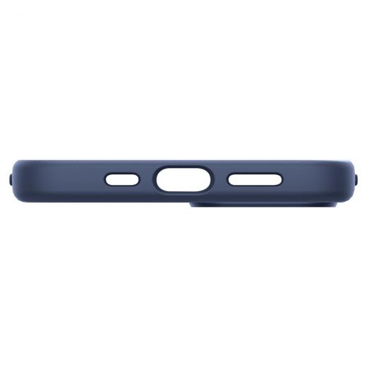 Чехол Spigen Silicone Fit Navy Blue для iPhone 13 (ACS03550)