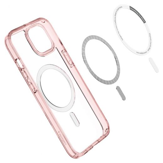Чохол Spigen Ultra Hybrid Mag Safe Compatible Rose Crystal для iPhone 13 (ACS03530)