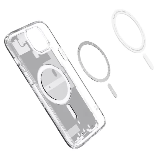Чехол Spigen Ultra Hybrid Zero One (MagFit) White для iPhone 15 (ACS07037)