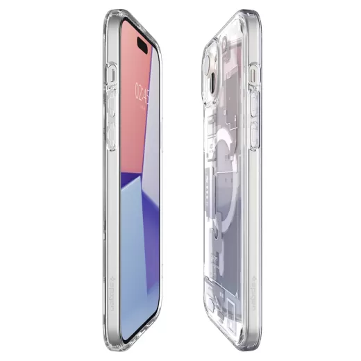 Чохол Spigen Ultra Hybrid Zero One (MagFit) White для iPhone 15 (ACS07037)