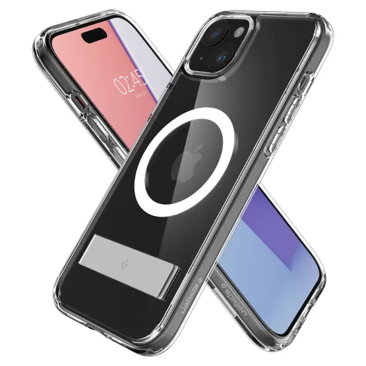 Прозорий чохол Spigen Ultra Hybrid S (MagFit) Crystal Clear для iPhone 15 (ACS06807)