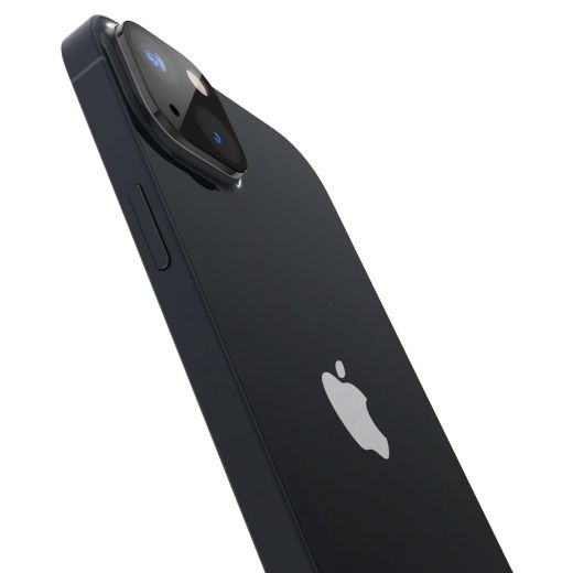 Защитное стекло для камеры Spigen Optik Lens Protector Black для iPhone 15 | 15 Plus | 14 | 14 Plus (AGL05274)