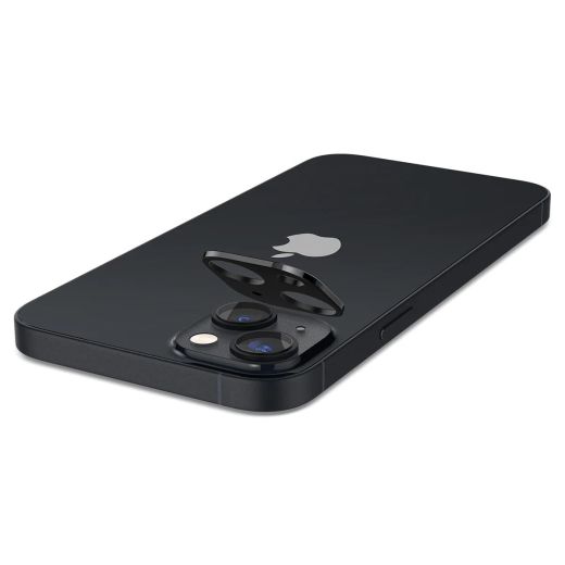 Защитное стекло для камеры Spigen Optik Lens Protector Black для iPhone 15 | 15 Plus | 14 | 14 Plus (AGL05274)