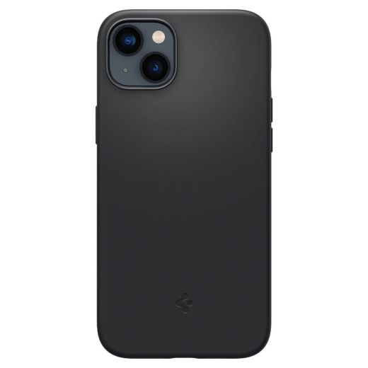 Силиконовый чехол Spigen Silicone Fit (MagFit) Black для iPhone 14 (ACS05067)