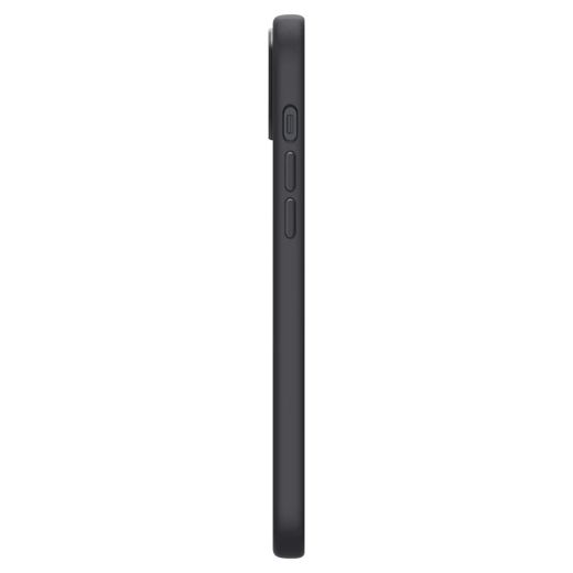 Силиконовый чехол Spigen Silicone Fit (MagFit) Black для iPhone 14 (ACS05067)