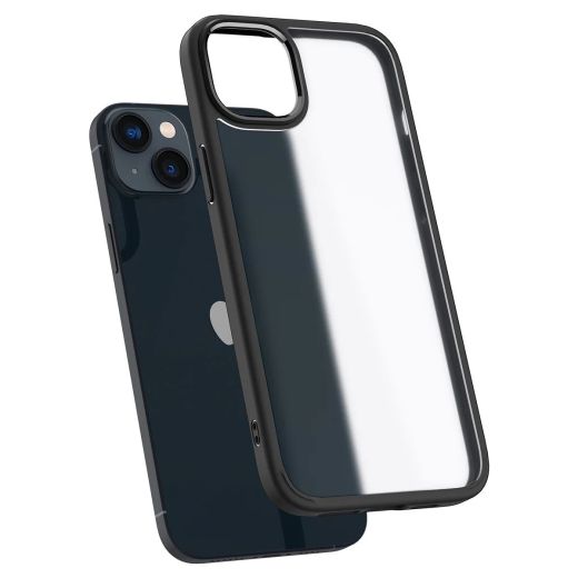 Прозрачный чехол Spigen Ultra Hybrid Frost Black для iPhone 14 Plus (ACS04901)
