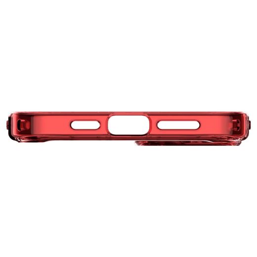 Прозрачный чехол Spigen Ultra Hybrid Red Crystal для iPhone 14 Plus (ACS04896)