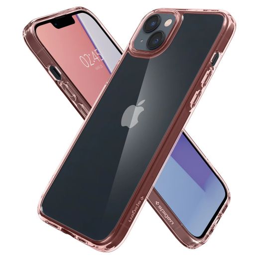 Прозорий чохол Spigen Ultra Hybrid Rose Crystal для iPhone 14 (ACS05043)