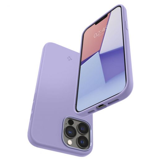 Чехол Spigen Silicone Fit Iris Purple для iPhone 13 Pro (ACS03286)