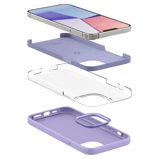 Чохол Spigen Silicone Fit Iris Purple для iPhone 13 Pro (ACS03286)